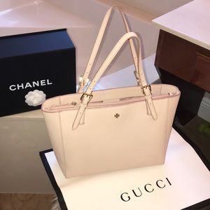 Tory  Burch blush pink tote